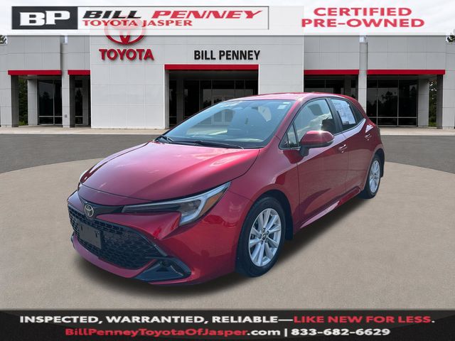 Finish Line Red 2024 Toyota Corolla Hatchback Hatchback Front-Wheel Drive Continuously Variable Transmission