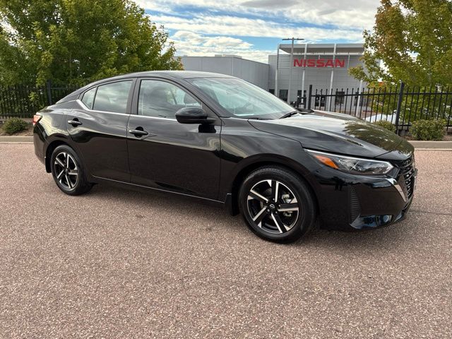 Super Black 2025 Nissan Sentra Sedan Front-Wheel Drive Continuously Variable Transmission