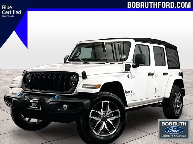 2024 Jeep Wrangler Sport S 4xe White at Auto Express Mitsubishi