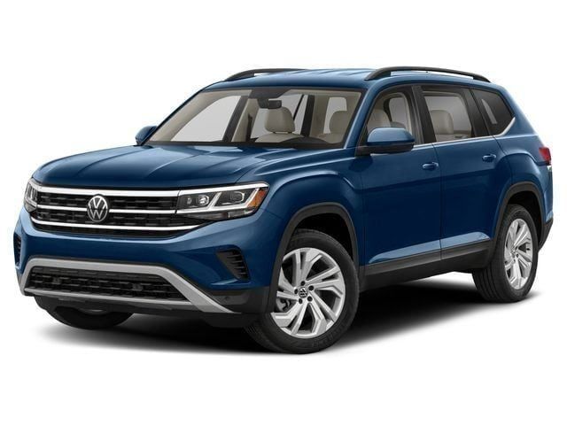 Pure White 2023 Volkswagen Atlas SUV / Crossover All-Wheel Drive 8-Speed Automatic