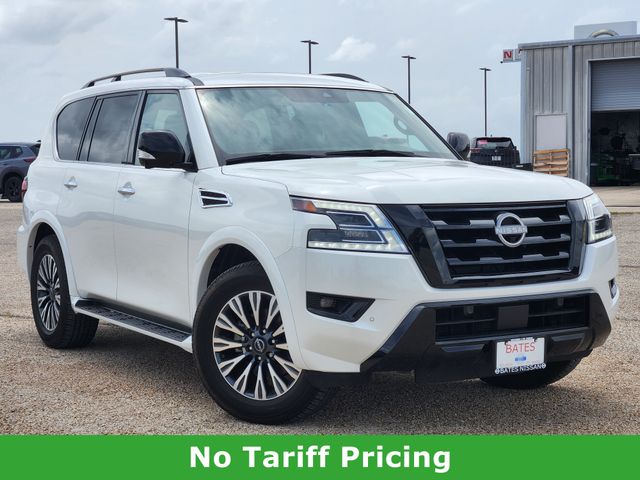 Aspen White Tricoat 2024 Nissan Armada SUV / Crossover 4X2 7-Speed Automatic