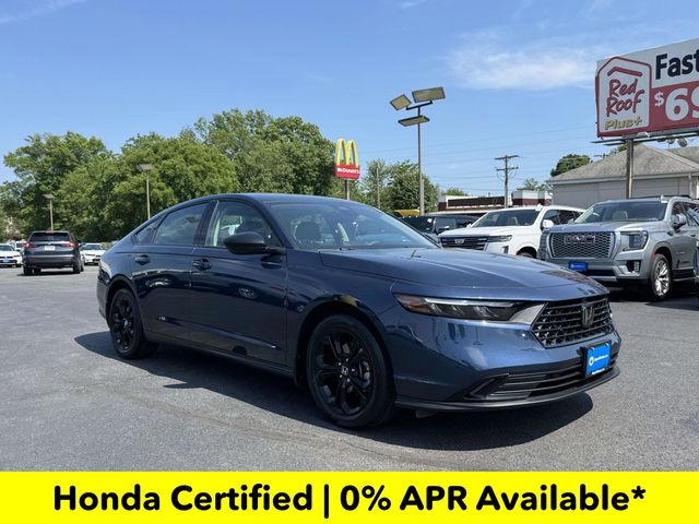 Canyon River Blue Metallic 2025 Honda Accord SE FWD Sedan Front-Wheel Drive Continuously Variable Transmission