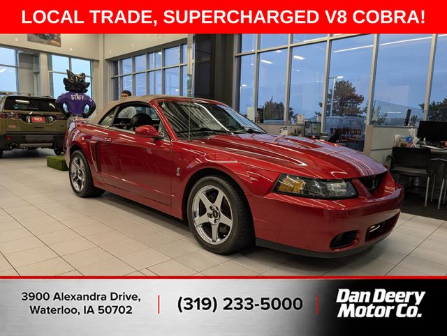 Redfire Clearcoat Metallic 2003 Ford Mustang SVT Cobra Convertible Rear-Wheel Drive 6-Speed Manual Overdrive