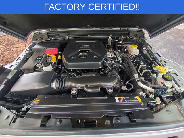 Used 2021 Silver Jeep Unlimited Sahara Altitude image 36
