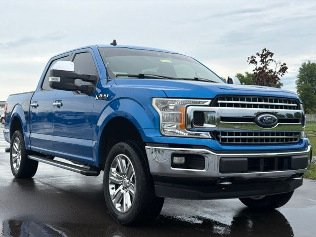 Blue Metallic 2019 Ford F-150 Pickup Truck Four-Wheel Drive Automatic