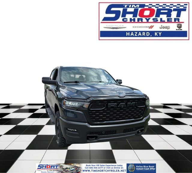 Forged Blue Metallic 2026 RAM 1500 Pickup Truck Four-Wheel Drive 8-Speed Automatic