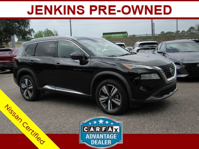 Super Black 2023 Nissan Rogue SUV / Crossover All-Wheel Drive Continuously Variable Transmission