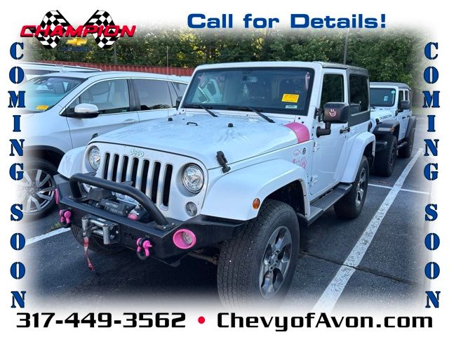 Bright White Clearcoat 2017 Jeep Wrangler SUV / Crossover Four-Wheel Drive 6-Speed Manual