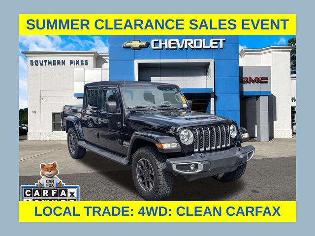 Black Clearcoat 2020 Jeep Gladiator Pickup Truck Four-Wheel Drive 8-Speed Automatic
