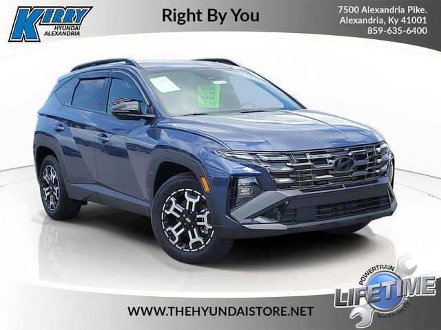 Atlantis Blue 2025 Hyundai Tucson SUV / Crossover All-Wheel Drive 8-Speed Automatic