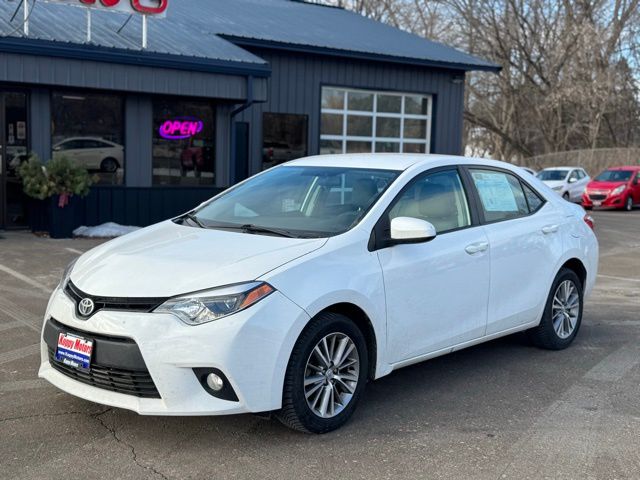 White 2014 Toyota Corolla L Sedan Front-Wheel Drive 4-Speed Automatic