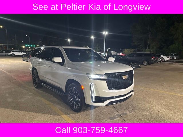 Crystal White Tricoat 2021 Cadillac Escalade SUV / Crossover Four-Wheel Drive