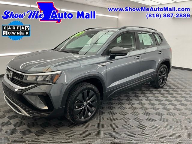 Platinum Gray Metallic 2023 Volkswagen Taos S FWD SUV / Crossover Front-Wheel Drive 8-Speed Automatic