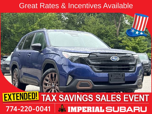 Sapphire Blue Pearl 2026 Subaru Forester Hybrid SUV / Crossover All-Wheel Drive Continuously Variable Transmission