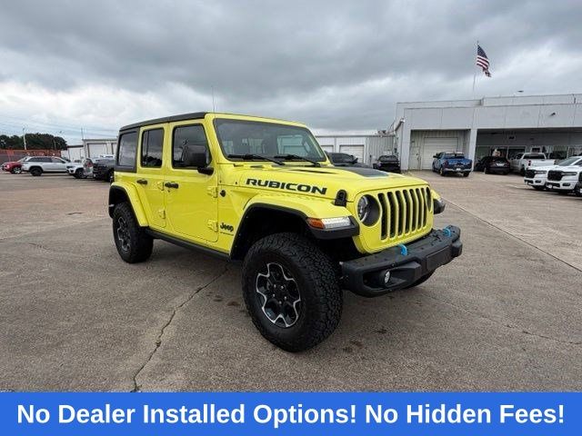 2023 Jeep Wrangler Rubicon 4xe Yellow at DeMontrond Gulf Freeway