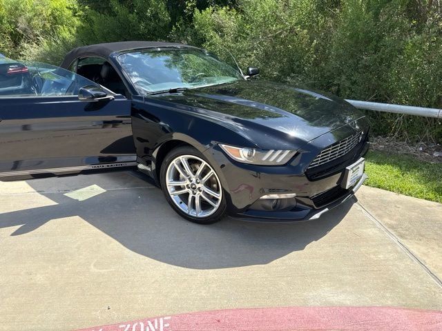 Shadow Black 2017 Ford Mustang Convertible Rear-Wheel Drive 6-Speed Automatic