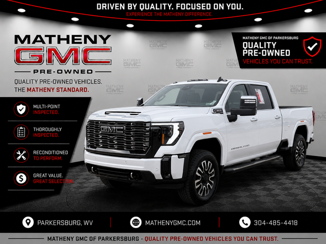 Glacier White Tricoat 2026 GMC Sierra 2500HD Pickup Truck Four-Wheel Drive Automatic