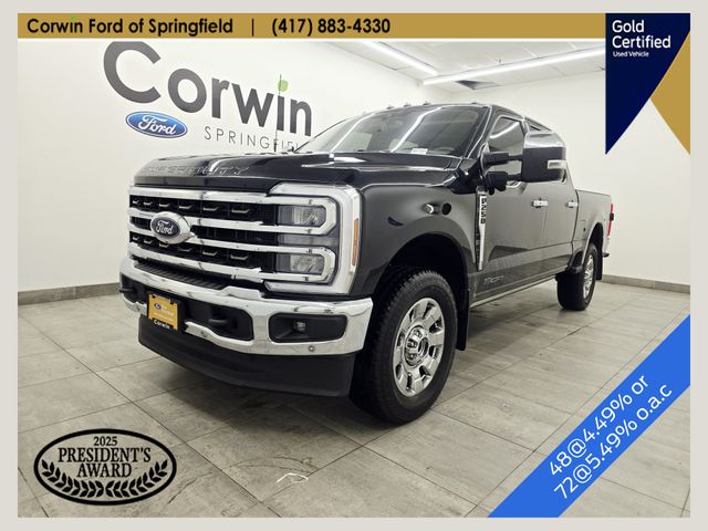 Agate Black Metallic 2025 Ford F-250 Super Duty Pickup Truck Four-Wheel Drive Automatic