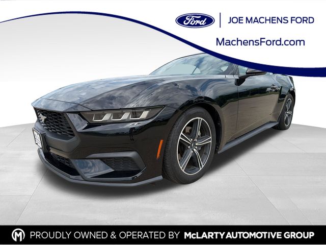 Shadow Black 2024 Ford Mustang Convertible Rear-Wheel Drive Automatic