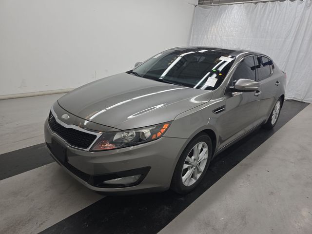 Titanium Silver 2013 Kia Optima EX Sedan Front-Wheel Drive 6-Speed Automatic