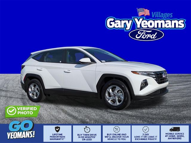 White Pearl 2023 Hyundai Tucson SUV / Crossover Front-Wheel Drive 8-Speed Automatic