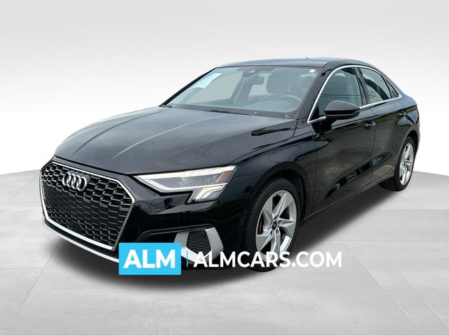 Black 2024 Audi A3 Sedan Front-Wheel Drive 7-Speed Automatic