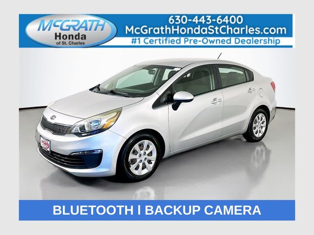 Bright Silver Metallic 2016 Kia Rio LX Sedan Front-Wheel Drive 6-Speed Automatic