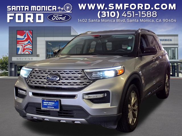 Iconic Silver Metallic 2023 Ford Explorer SUV / Crossover Rear-Wheel Drive Automatic