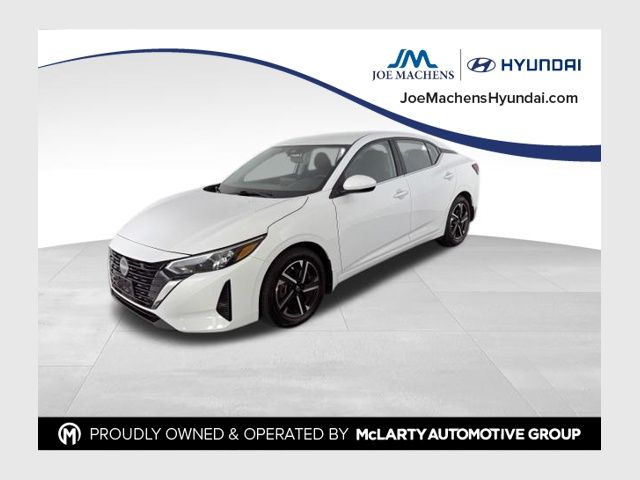 White (Fresh Powder) 2024 Nissan Sentra Sedan Front-Wheel Drive Continuously Variable Transmission