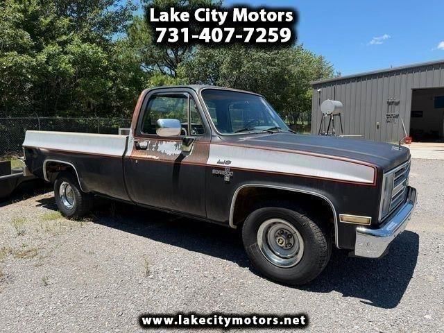 Black 1985 Chevrolet C/K 10 Pickup Truck  Automatic