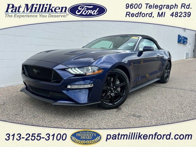 Kona Blue Metallic 2020 Ford Mustang Convertible Rear-Wheel Drive 6-Speed Manual