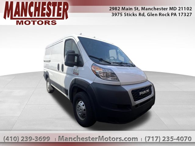 Bright White Clearcoat 2022 RAM ProMaster 1500 118 Low Roof Cargo Van FWD Van Front-Wheel Drive 9-Speed Automatic