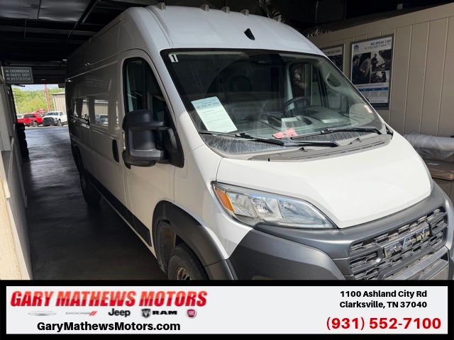 Bright White Clearcoat 2024 RAM ProMaster Van 9-Speed Automatic