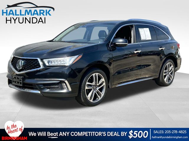 Crystal Black Pearl 2017 Acura MDX SH-AWD with Advance and Entertainment Package SUV / Crossover All-Wheel Drive 9-Speed Automatic