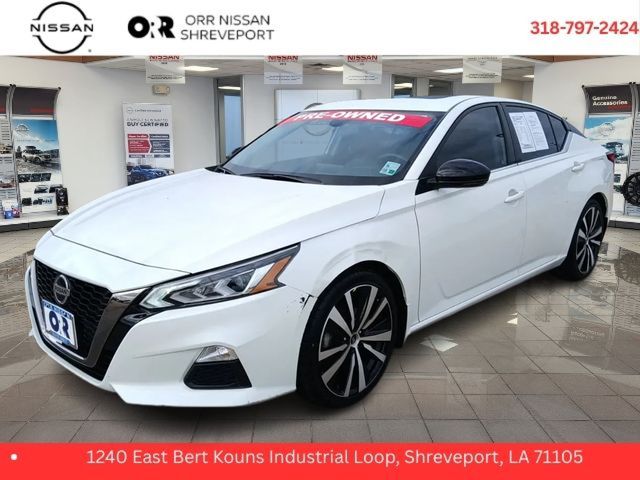 Pearl White Tricoat 2020 Nissan Altima 2.5 SR FWD Sedan Front-Wheel Drive Continuously Variable Transmission