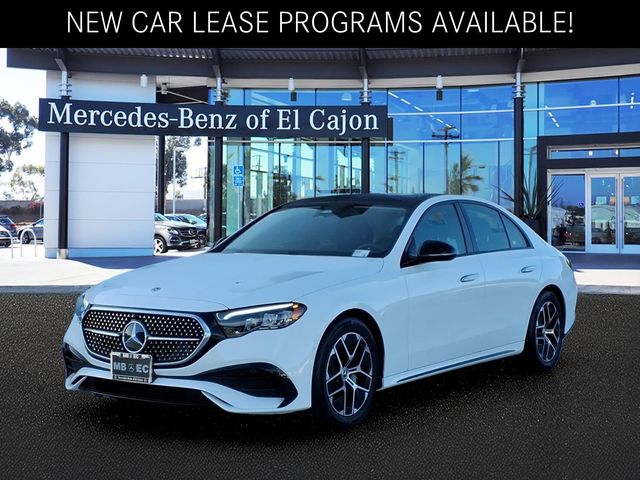 Polar White 2026 Mercedes-Benz E-Class Sedan Rear-Wheel Drive 9-Speed Automatic