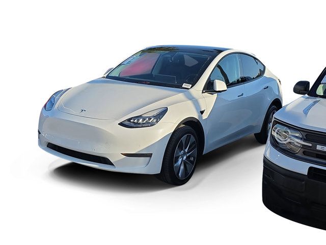 White 2020 Tesla Model Y Long Range AWD SUV / Crossover All-Wheel Drive 1-Speed Automatic