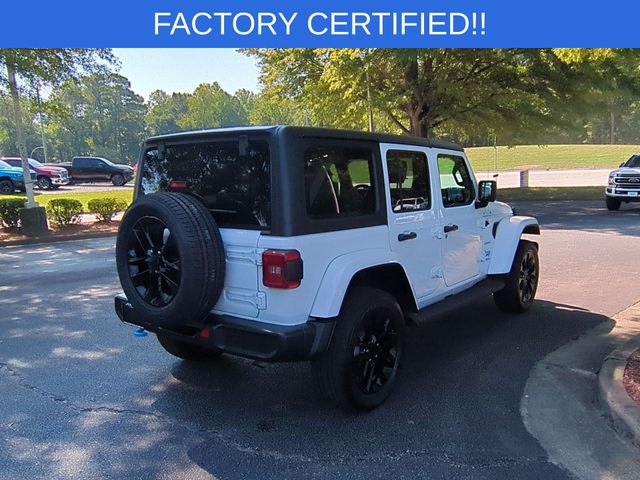 Used 2022 White Jeep Unlimited Sahara 4xe image 5
