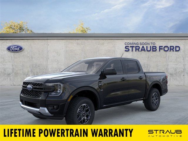 Shadow Black 2026 Ford Ranger Pickup Truck Four-Wheel Drive Automatic