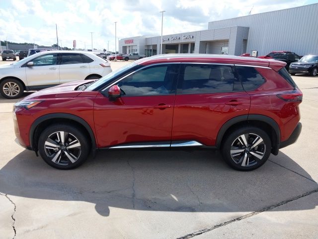 Red (Scarlet) 2023 Nissan Rogue SUV / Crossover Front-Wheel Drive Continuously Variable Transmission