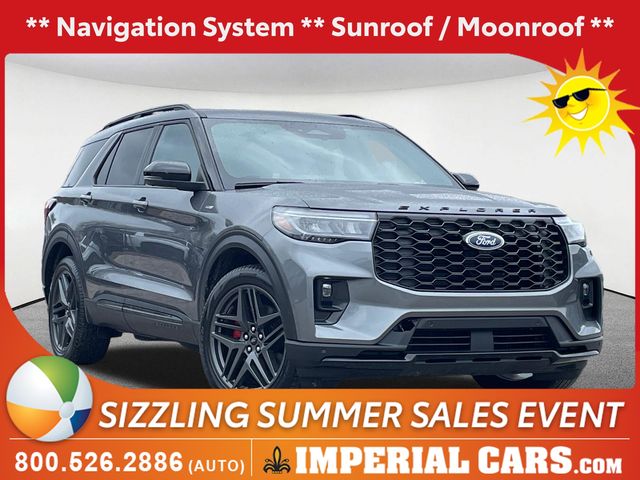 Carbonized Gray Metallic 2025 Ford Explorer SUV / Crossover All-Wheel Drive Automatic