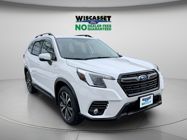 Crystal White Pearl 2023 Subaru Forester Limited Crossover AWD SUV / Crossover All-Wheel Drive Continuously Variable Transmission