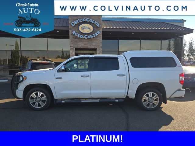 Super White 2014 Toyota Tundra Pickup Truck Four-Wheel Drive 6-Speed Automatic Overdrive