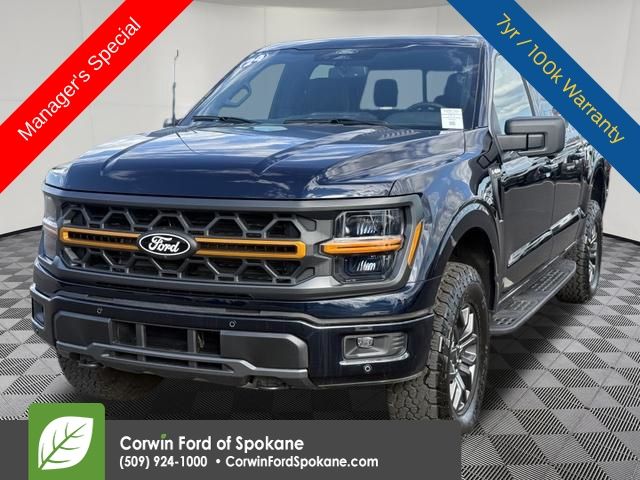 Antimatter Blue Metallic 2025 Ford F-150 Pickup Truck Four-Wheel Drive Automatic