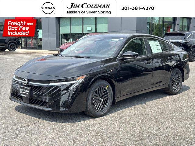 Super Black 2026 Nissan Sentra Sedan Front-Wheel Drive Continuously Variable Transmission