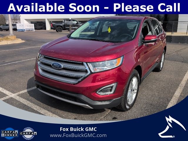 Ruby Red 2018 Ford Edge SEL AWD SUV / Crossover All-Wheel Drive 6-Speed Automatic
