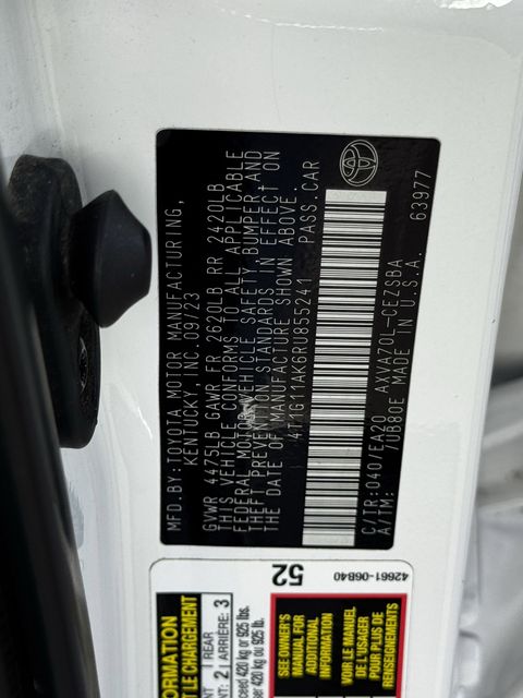 2024 Toyota Camry SE White at Classic Chevrolet Galveston