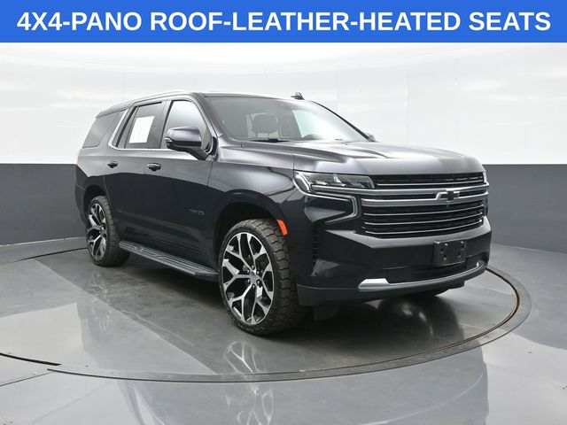 Midnight Blue Metallic 2022 Chevrolet Tahoe SUV / Crossover Four-Wheel Drive