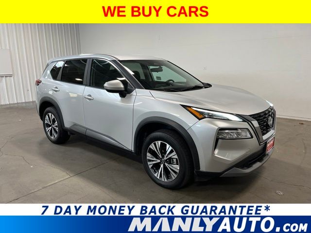 Brilliant Silver Metallic 2023 Nissan Rogue SUV / Crossover All-Wheel Drive Continuously Variable Transmission