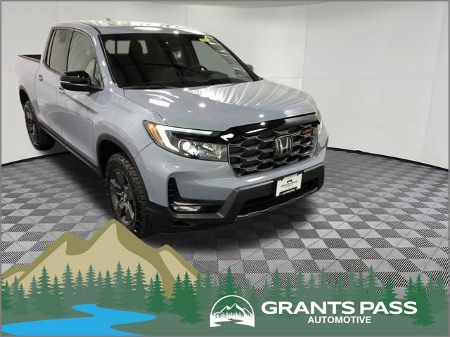 Crystal Black Pearl 2026 Honda Ridgeline TrailSport AWD Pickup Truck All-Wheel Drive 9-Speed Automatic